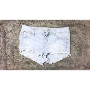 Charlotte Rousse denim shorts